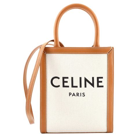 celine tote bags canvas|celine vertical cabas tote.